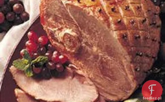 Szynka pieczona z brązową glazurą cukrową (wielkość tłumu)