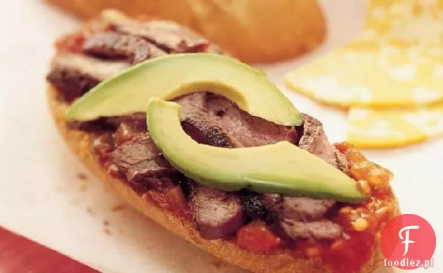 Grillowane kanapki Southwest Steak i Salsa