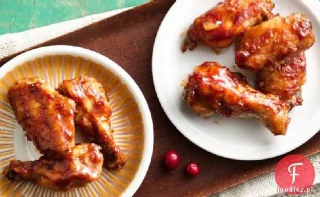 Smoky Cranberry Chicken Wings