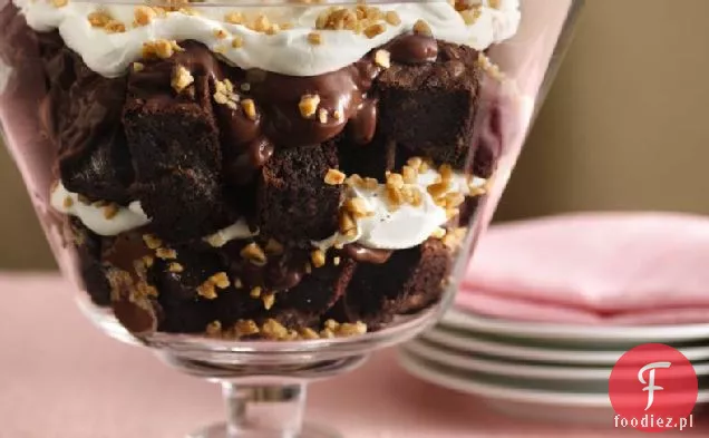 Bezglutenowy Krem Brownie Trifle