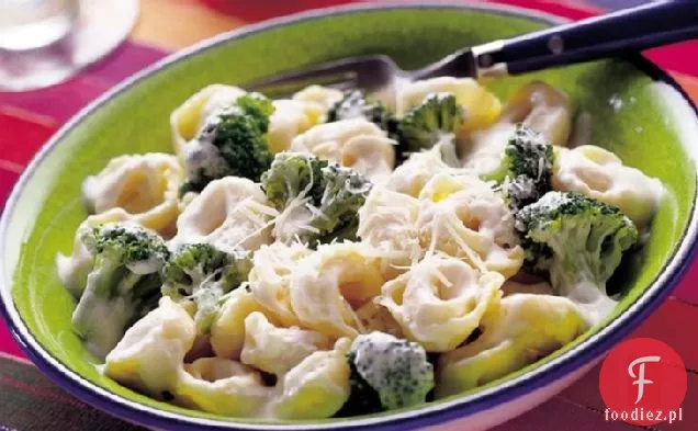 Brokuły i Tortellini Alfredo