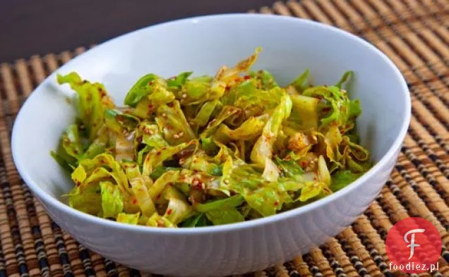 Rozdrobniona Romaine w koreańskim sezamie Vinaigrette