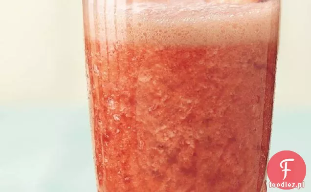 Strawberry-Rabarbar Slush