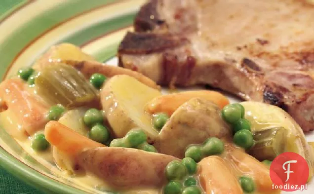 Slow-Cooker Cheesy Winter Vegetables Zapiekanka