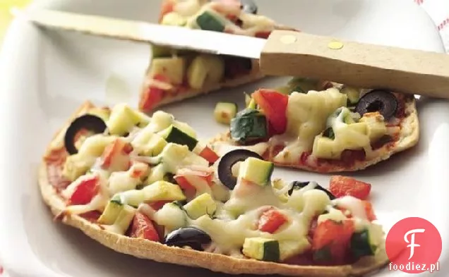 Mini-pizze z warzywami i serem