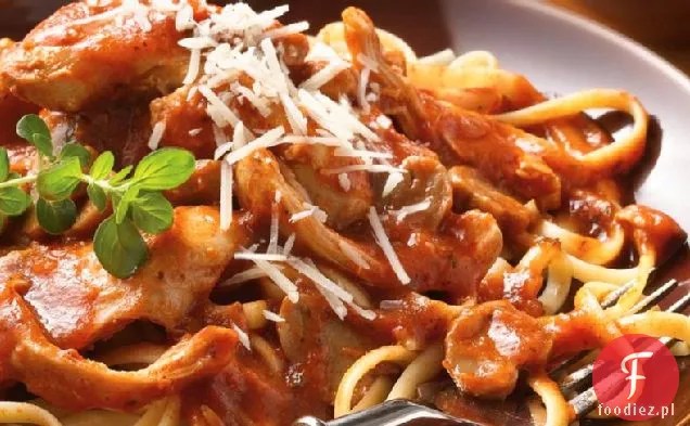 Kurczak Cacciatore z Linguine