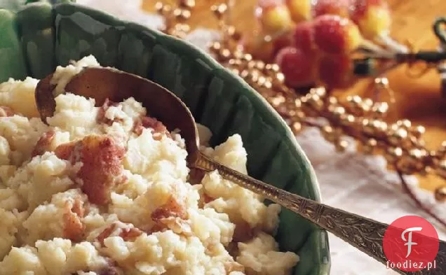 Rozbite czerwone ziemniaki z serem Gorgonzola