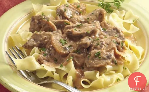 Obfite Wołowina Stroganoff