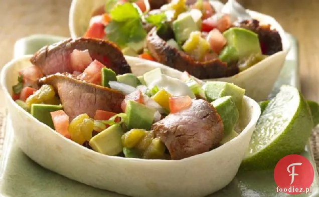 Zesty Steak & Avocado Stand' N Stuff ™ Soft Tacos