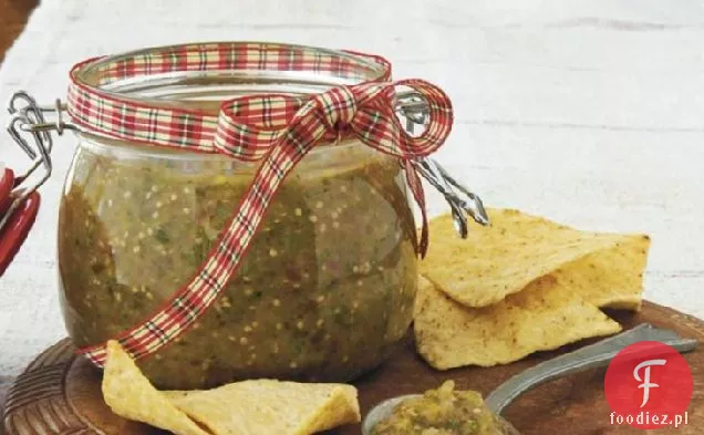 Pieczony Tomatillo-Salsa Poblano