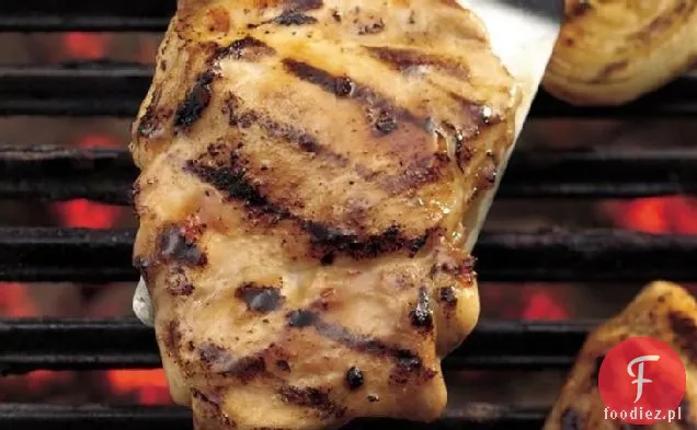 Morelowe glazurowane grillowane udka z kurczaka z grilla