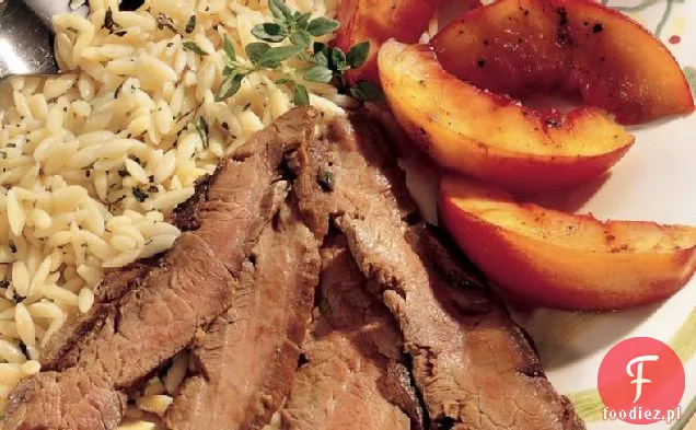 Grillowany stek z Nektarynkami