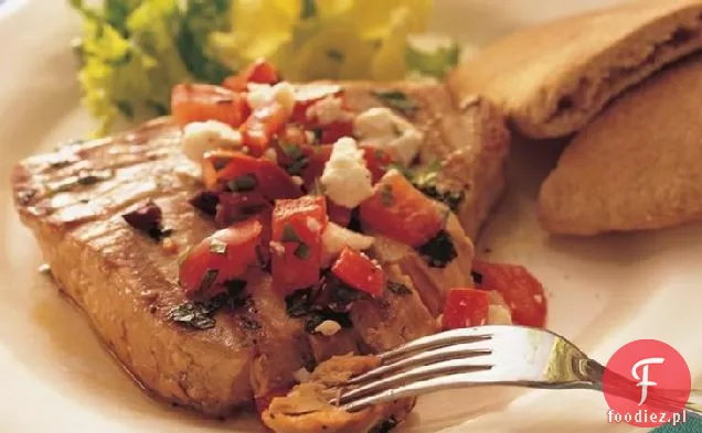 Grillowane Steki Z Tuńczyka Śródziemnomorskiego