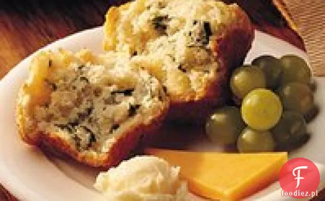 Muffinki serowo-szpinakowe