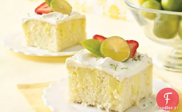Key Lime Poke Cake