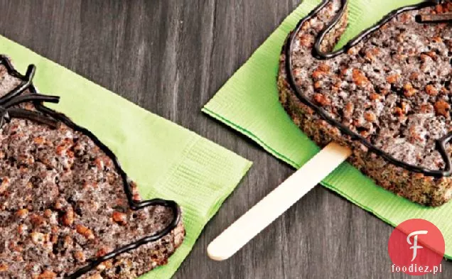 Black Cat Rice Cereal Treat Pops