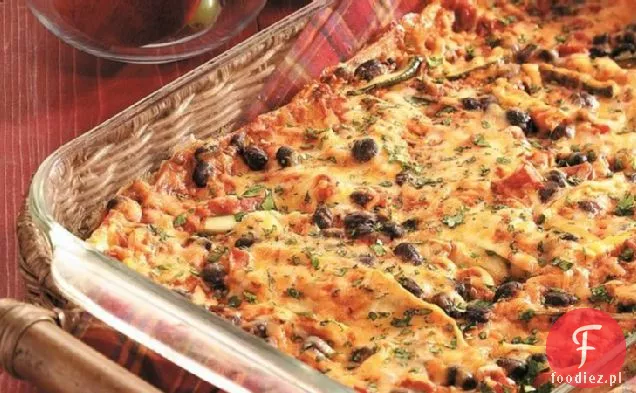 Serowa Tortilla Lasagna