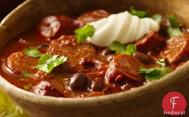 Gorące i pikantne Chorizo Chili