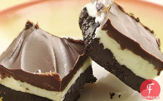Batoniki Czekoladowo-Miętowe No-Bake