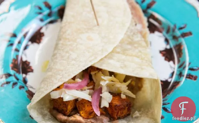 Burritos z fasoli i słodkich ziemniaków