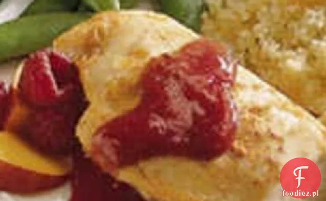 Grillowany Kurczak Malinowo-Brzoskwiniowy