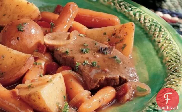 Slow-Cooker Swiss Steak Supper