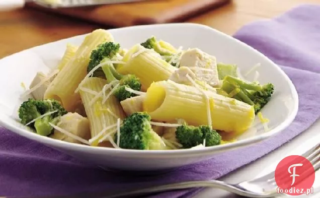 Lemon-kurczak Rigatoni z brokułami