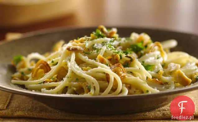 Spaghetti z sosem z białych Małży