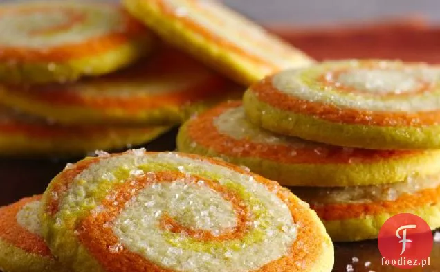 Candy Corn Roll-Up Cookies