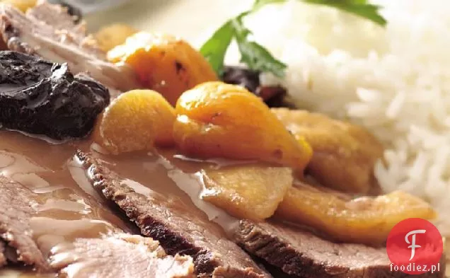 Slow-Cooker słodko-słony mostek wołowy