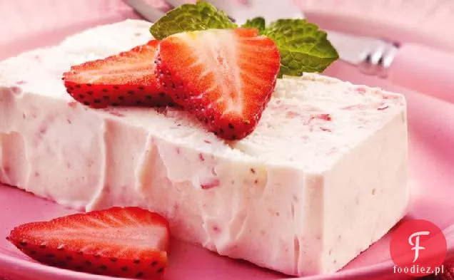 Strawberry Angel Semifreddo