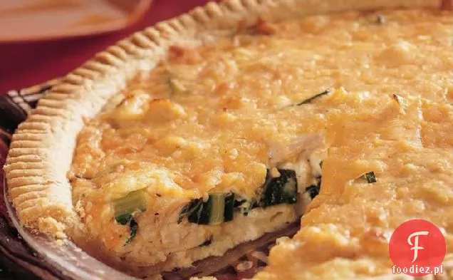 Collard Greens and Turkey Quiche
