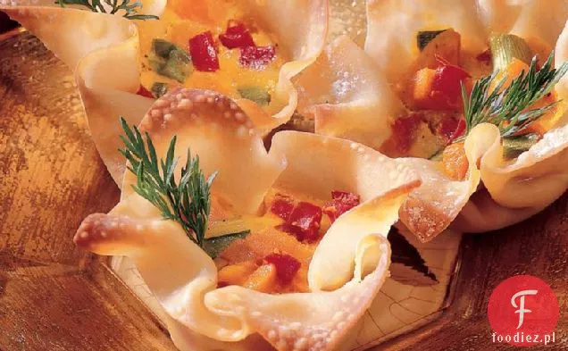 Curry Sweet Potato Wontons