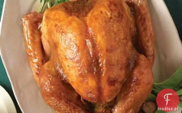 Pieczony Indyk Z Brązowym Cukrem I Musztardową Glazurą