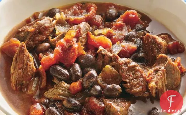Slow-Cooker wołowina i fasola Chili