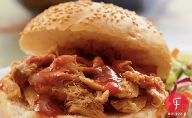 Slow-Cooker Indyk BBQ kanapki