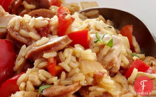 Kurczak i kiełbasa Jambalaya