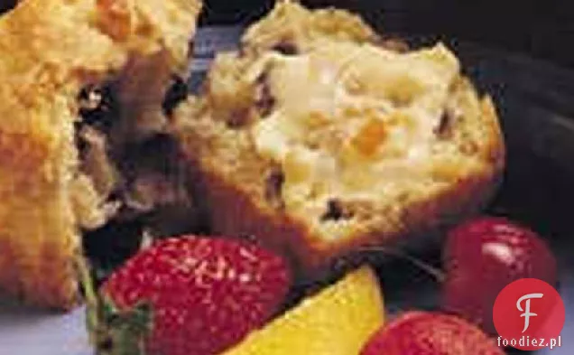 Babeczki Bananowo-Jagodowe