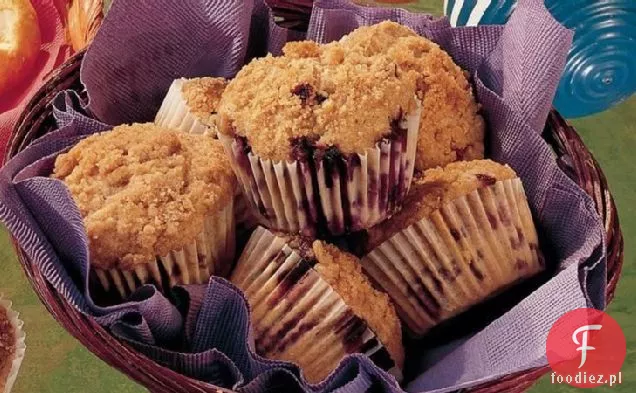 Muffinki Blueberry Streusel