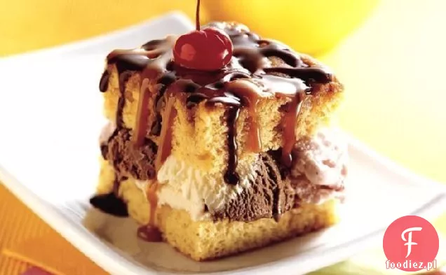 Ciasto Z Deserami Bananowymi