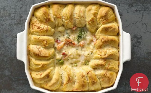 Indyk i warzywko Alfredo Pot Pie