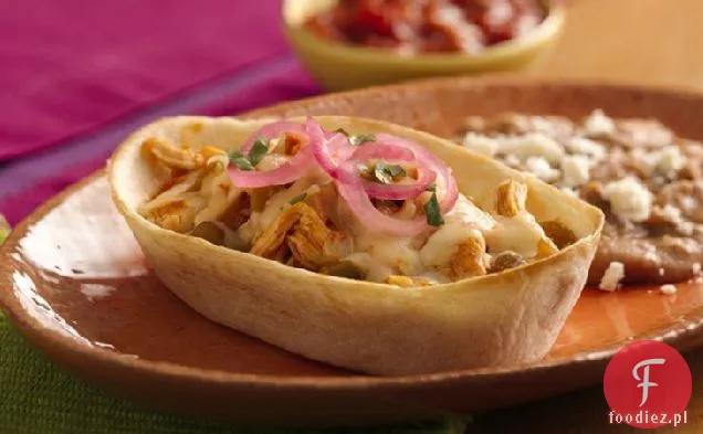 Easy Chicken Enchilada Łodzie