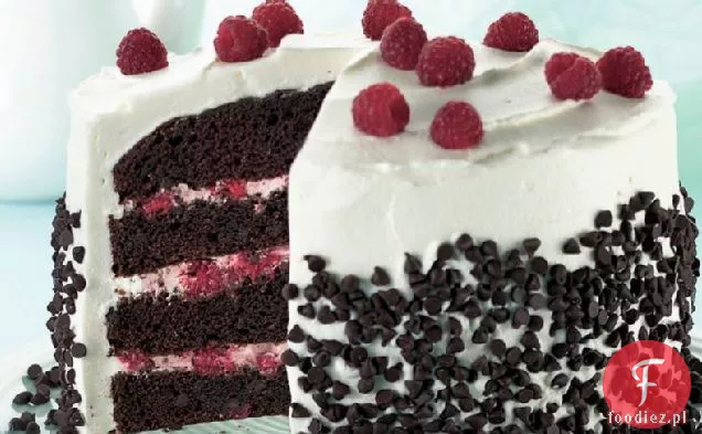 Raspberry-Fudge Fantasy Torte