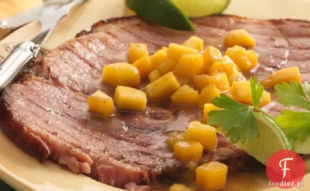 Grillowany Stek Z Szynki Mango