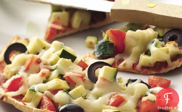 Mini-pizze z warzywami i serem