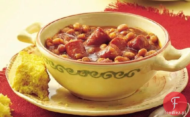 Slow-Cooker Beans ' N parówki