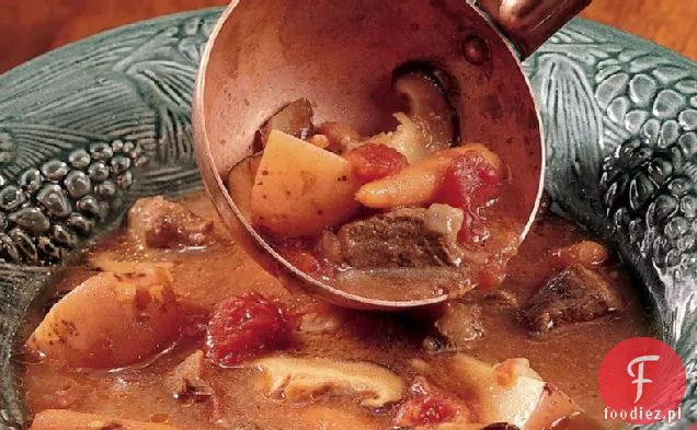 Gulasz wołowy z grzybami Shiitake