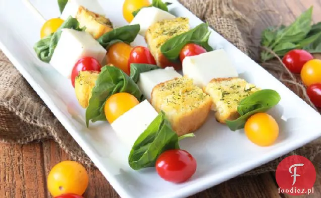 Szaszłyki Sałatkowe Caprese