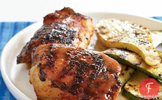 Kurczak z grilla z musztardową glazurą