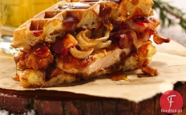 Mantastic Fried Chicken' n ' Waffle Sandwich